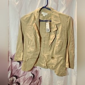 Nwt tan forever 21 jacket size small